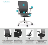 OL Engage Mesh Back Boardroom Chair with Arms