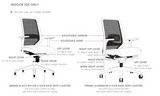 ST Evita High Back Aluminium Base Executive Chair with Headrest