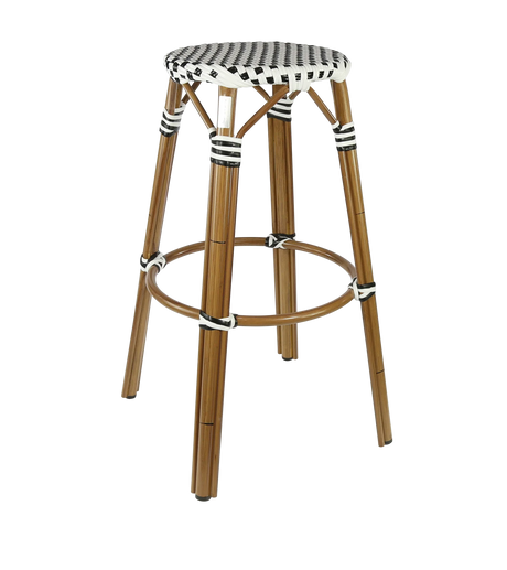 FL Eiffel Backless Aluminium Hospitality Outdoor Barstool