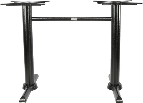 FL Marlo Cast Iron Twin Base Hospitality Table Frame