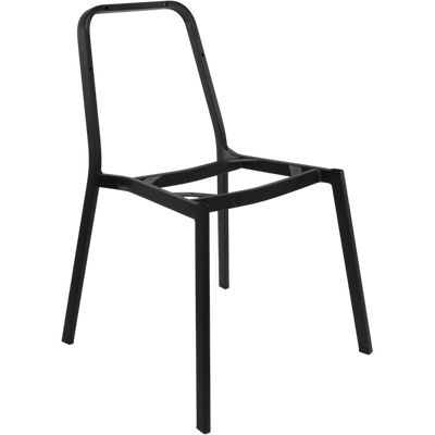FL Durafurn Denver Chair - Black Metal Frame