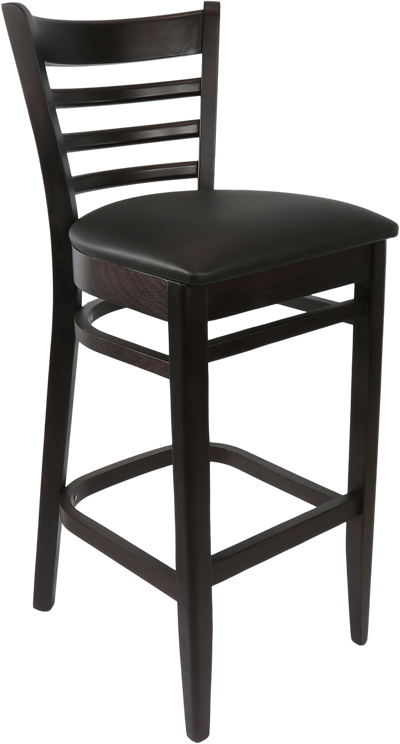 FL Florence Timber Frame Vinyl Seat Hospitality Bar Stool
