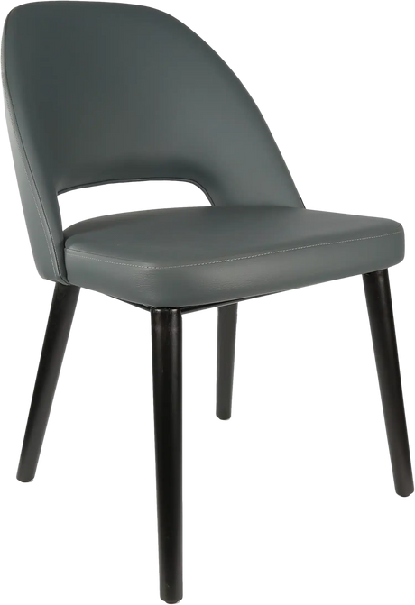 FL Semifreddo Vinyl Upholstered Timber Legs Hospitality Chair