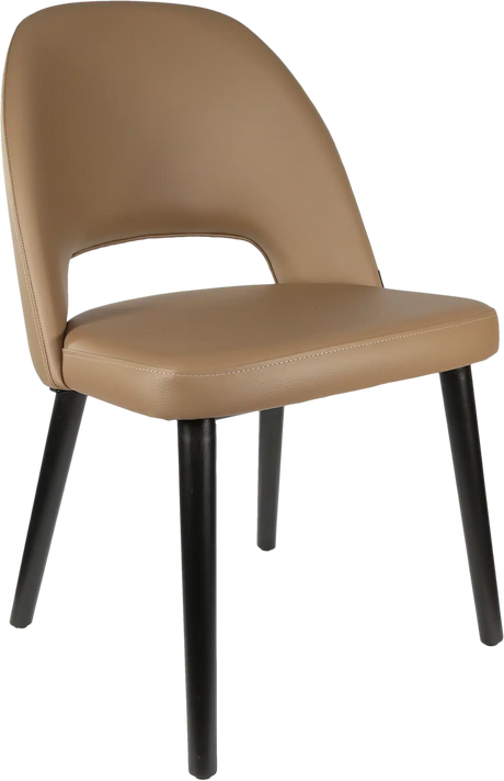 FL Semifreddo Vinyl Upholstered Timber Legs Hospitality Chair