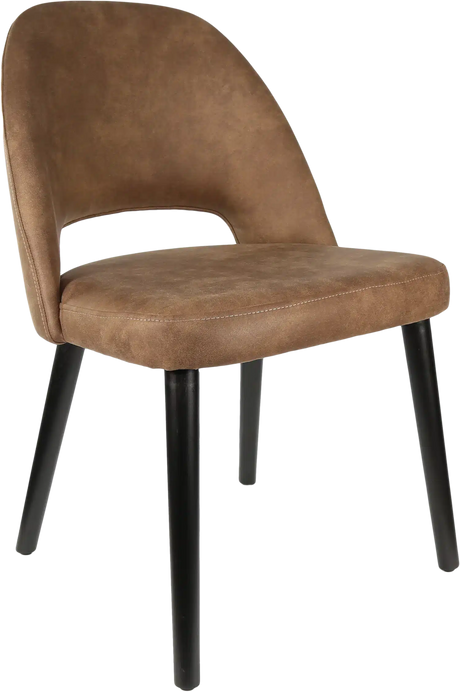 FL Semifreddo Premium Vinyl Upholstered Timber Legs Hospitality Chair