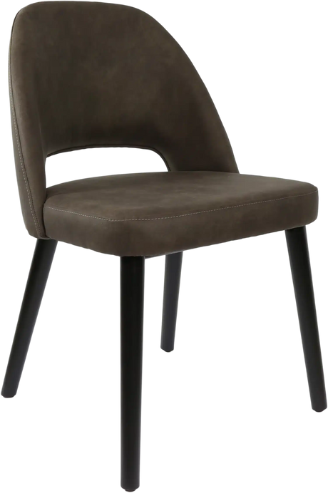 FL Semifreddo Premium Vinyl Upholstered Timber Legs Hospitality Chair