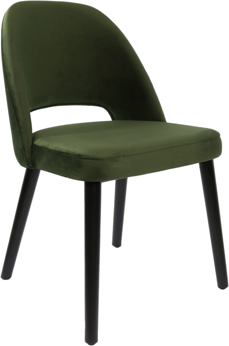 FL Semifreddo Velvet Upholstered Timber Legs Hospitality Chair