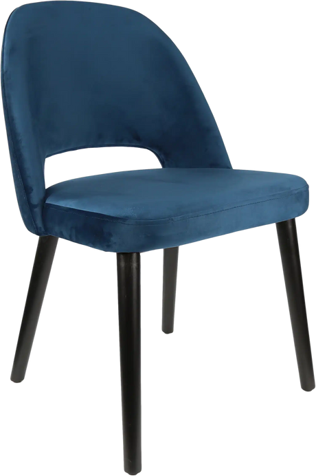 FL Semifreddo Velvet Upholstered Timber Legs Hospitality Chair