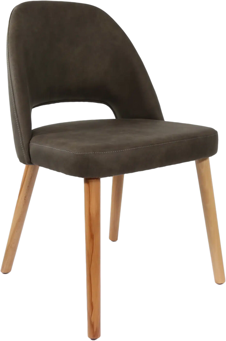 FL Semifreddo Premium Vinyl Upholstered Timber Legs Hospitality Chair