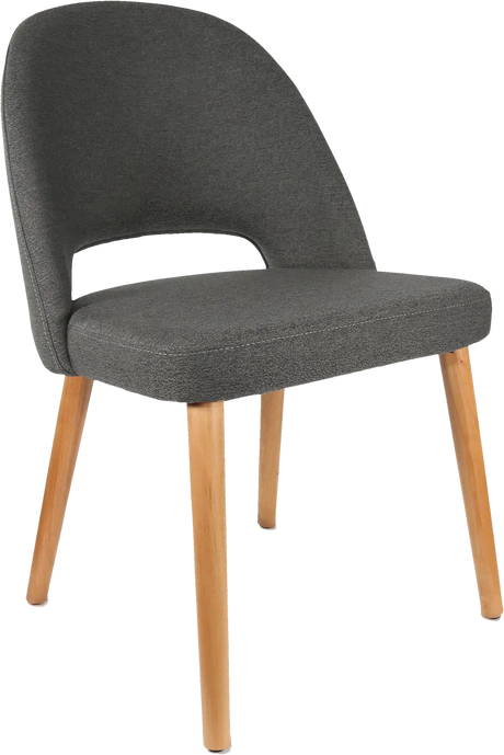 FL Semifreddo Fabric Upholstered Timber Legs Hospitality Chair