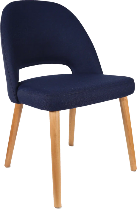 FL Semifreddo Fabric Upholstered Timber Legs Hospitality Chair