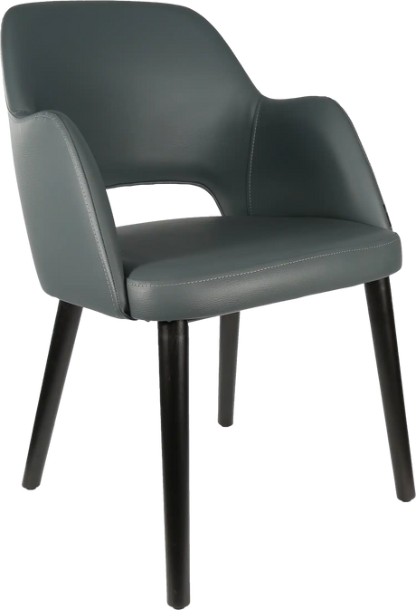 FL Sorbet Vinyl Upholstered Timber Legs Hospitality Chair