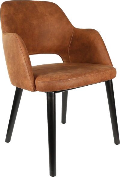 FL Sorbet Premium Vinyl Upholstered Timber Legs Hospitality Chair