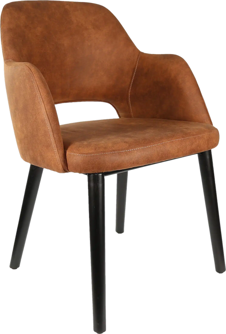 FL Sorbet Premium Vinyl Upholstered Timber Legs Hospitality Chair