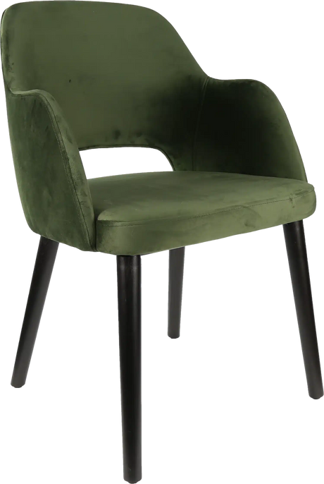 FL Sorbet Velvet Upholstered Timber Legs Hospitality Chair