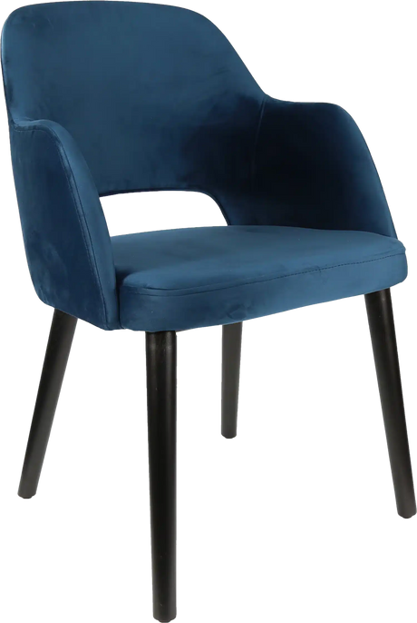 FL Sorbet Velvet Upholstered Timber Legs Hospitality Chair