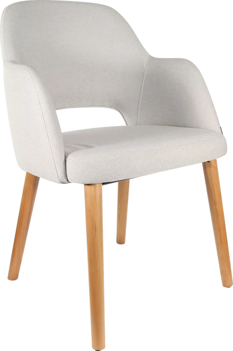 FL Sorbet Fabric Upholstered Timber Legs Hospitality Chair