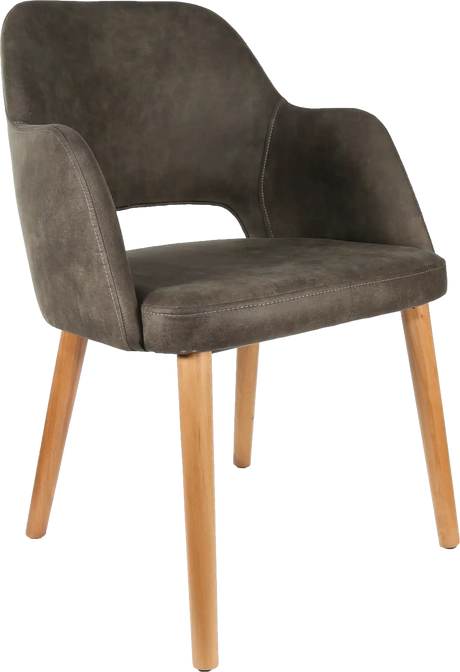 FL Sorbet Premium Vinyl Upholstered Timber Legs Hospitality Chair