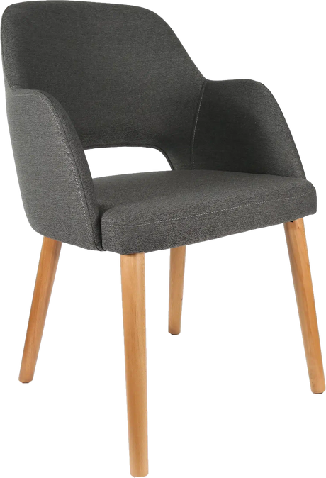 FL Sorbet Fabric Upholstered Timber Legs Hospitality Chair