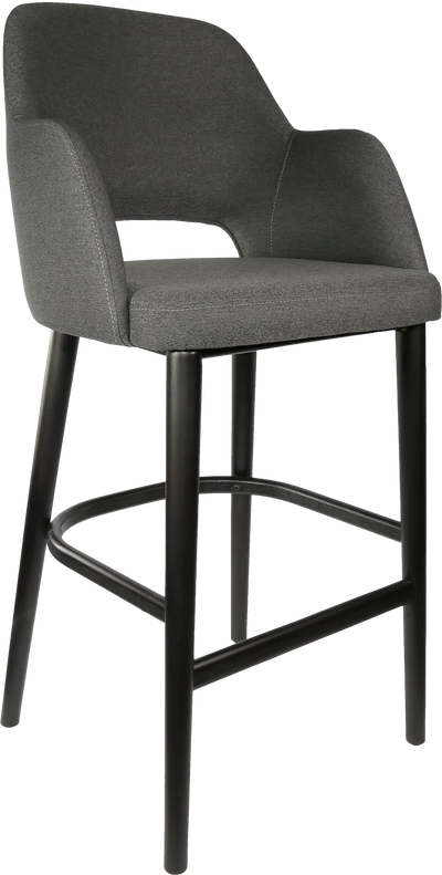 FL Sorbet Fabric Upholstered Timber Legs Hospitality Barstool
