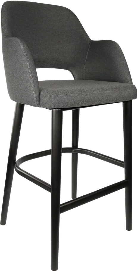 FL Sorbet Fabric Upholstered Timber Legs Hospitality Barstool