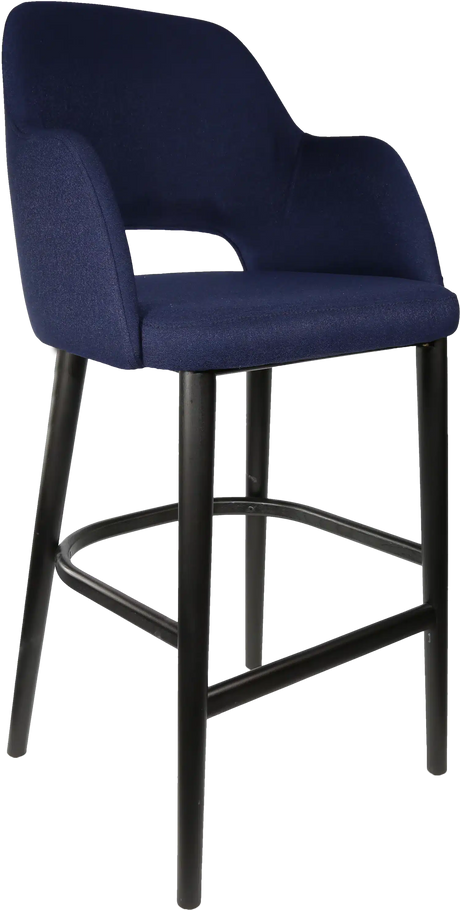 FL Sorbet Fabric Upholstered Timber Legs Hospitality Barstool