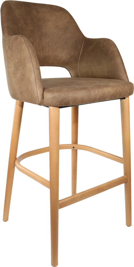 FL Sorbet Premium Vinyl Timber Legs Hospitality Barstool