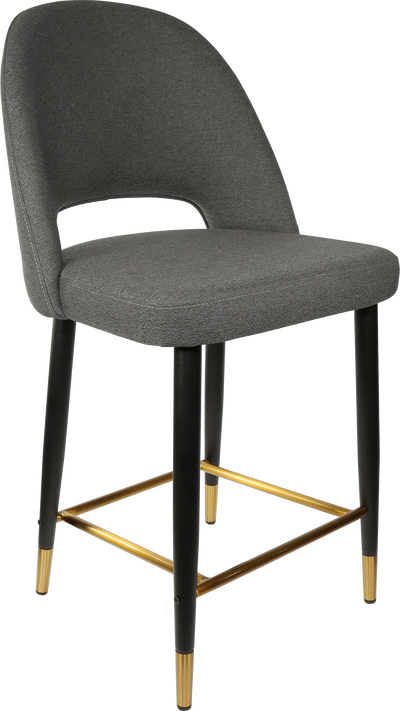 FL Semifreddo Fabric Upholstered Metal Leg Hospitality Counter Stool
