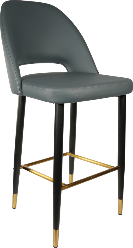 FL Semifreddo Vinyl Upholstered Metal Leg Hospitality Bar Stool