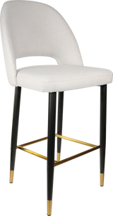 FL Semifreddo Fabric Upholstered Metal Leg Hospitality Bar Stool