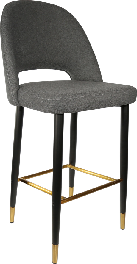 FL Semifreddo Fabric Upholstered Metal Leg Hospitality Bar Stool