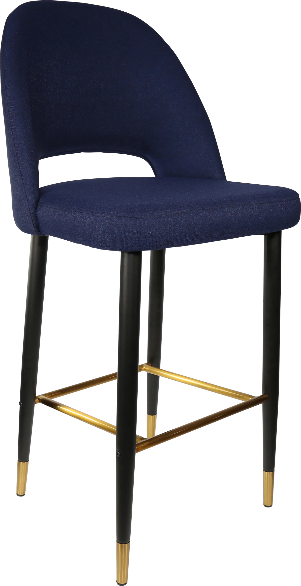 FL Semifreddo Fabric Upholstered Metal Leg Hospitality Bar Stool