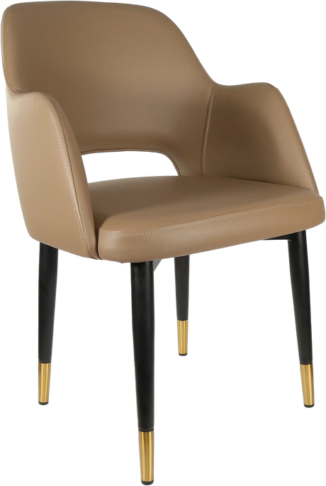 FL Sorbet Vinyl Upholstered Metal Legs Hospitality Chair