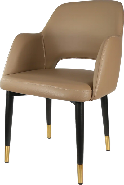 FL Sorbet Vinyl Upholstered Metal Legs Hospitality Chair