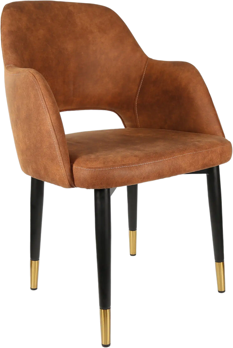 FL Sorbet Fabric Upholstered Metal Legs Hospitality Chair