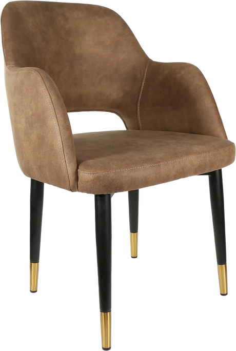 FL Sorbet Fabric Upholstered Metal Legs Hospitality Chair