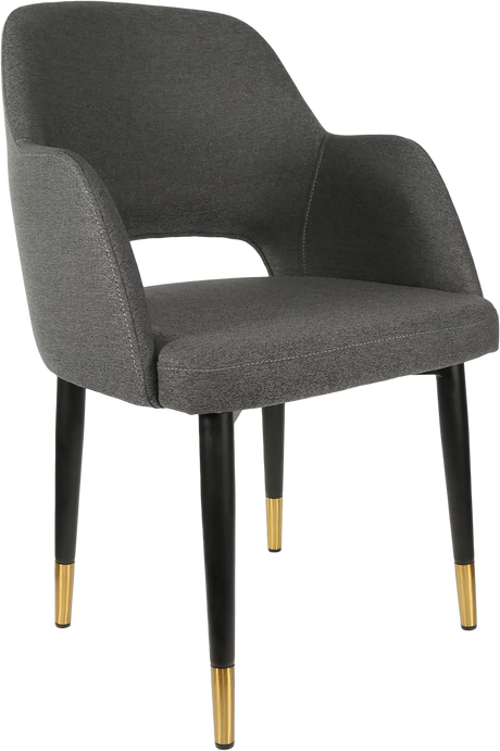 FL Sorbet Fabric Upholstered Metal Legs Hospitality Chair