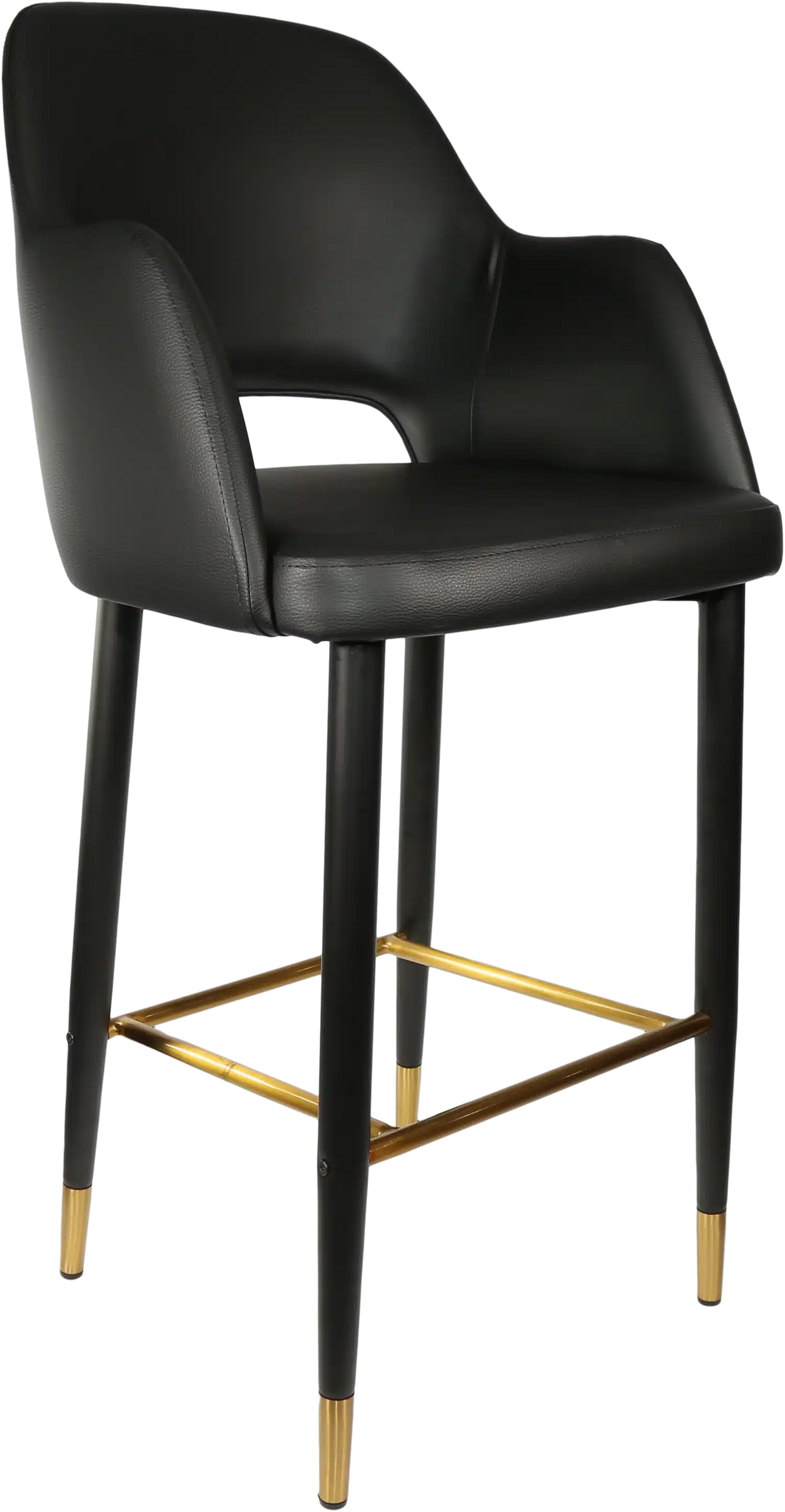 FL Sorbet Vinyl Upholstered Metal Leg Hospitality Barstool