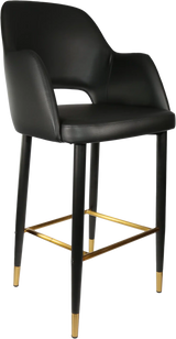 FL Sorbet Vinyl Upholstered Metal Leg Hospitality Barstool