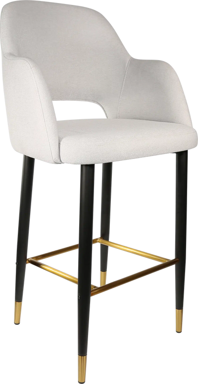 FL Sorbet Fabric Upholstered Metal Leg Hospitality Barstool