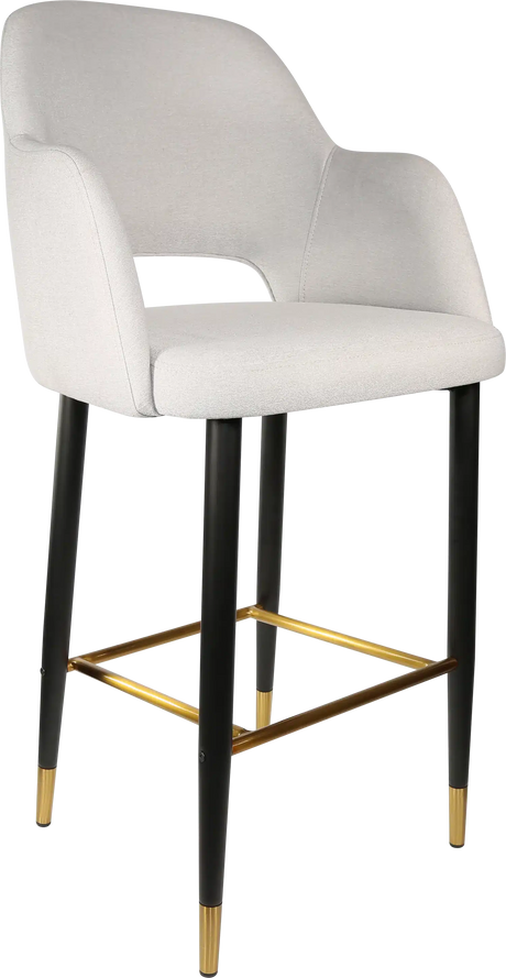 FL Sorbet Fabric Upholstered Metal Leg Hospitality Barstool