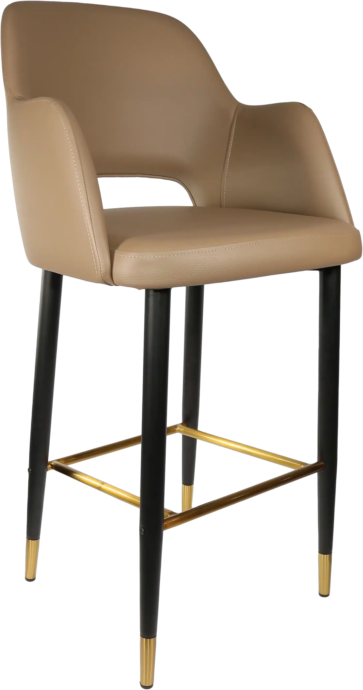 FL Sorbet Vinyl Upholstered Metal Leg Hospitality Barstool