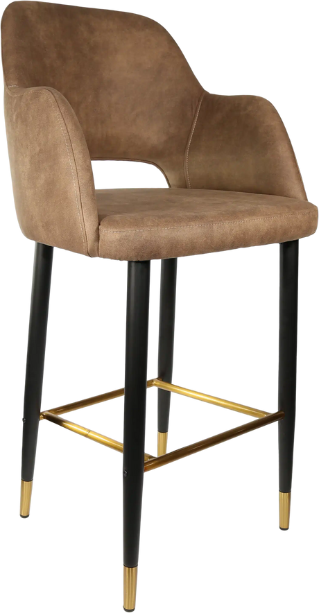 FL Sorbet Premium Vinyl Upholstered Metal Leg Hospitality Barstool