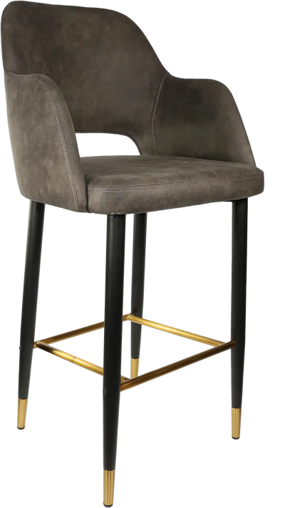 FL Sorbet Premium Vinyl Upholstered Metal Leg Hospitality Barstool