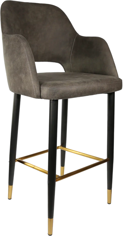 FL Sorbet Premium Vinyl Upholstered Metal Leg Hospitality Barstool