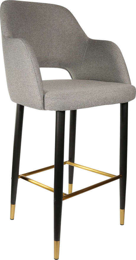 FL Sorbet Fabric Upholstered Metal Leg Hospitality Barstool