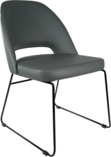 FL Semifreddo Vinyl Upholstered Sled Base Hospitality Chair