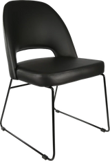 FL Semifreddo Vinyl Upholstered Sled Base Hospitality Chair