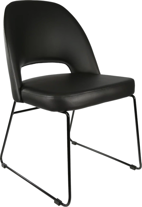 FL Semifreddo Vinyl Upholstered Sled Base Hospitality Chair