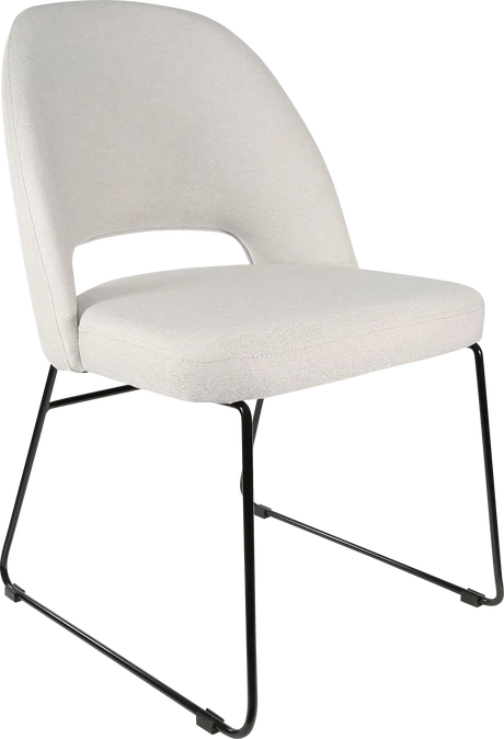 FL Semifreddo Fabric Upholstered Sled Base Hospitality Chair